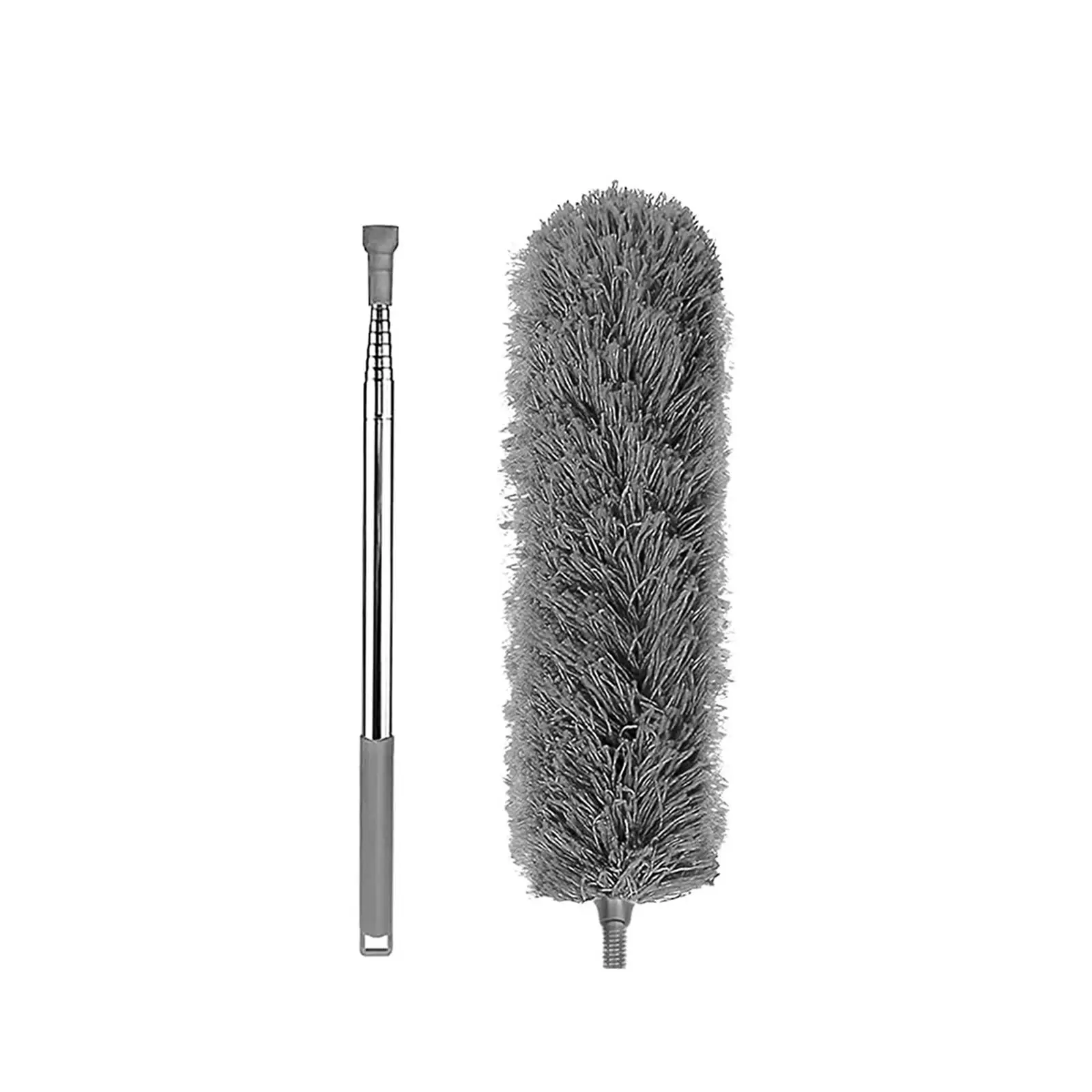 Gutter Cleaning Brush Telescopic Pole 45cm to 220cm Sturdy Durable Strong Cleaning The Leaves, Debris and Twigs of Gutters