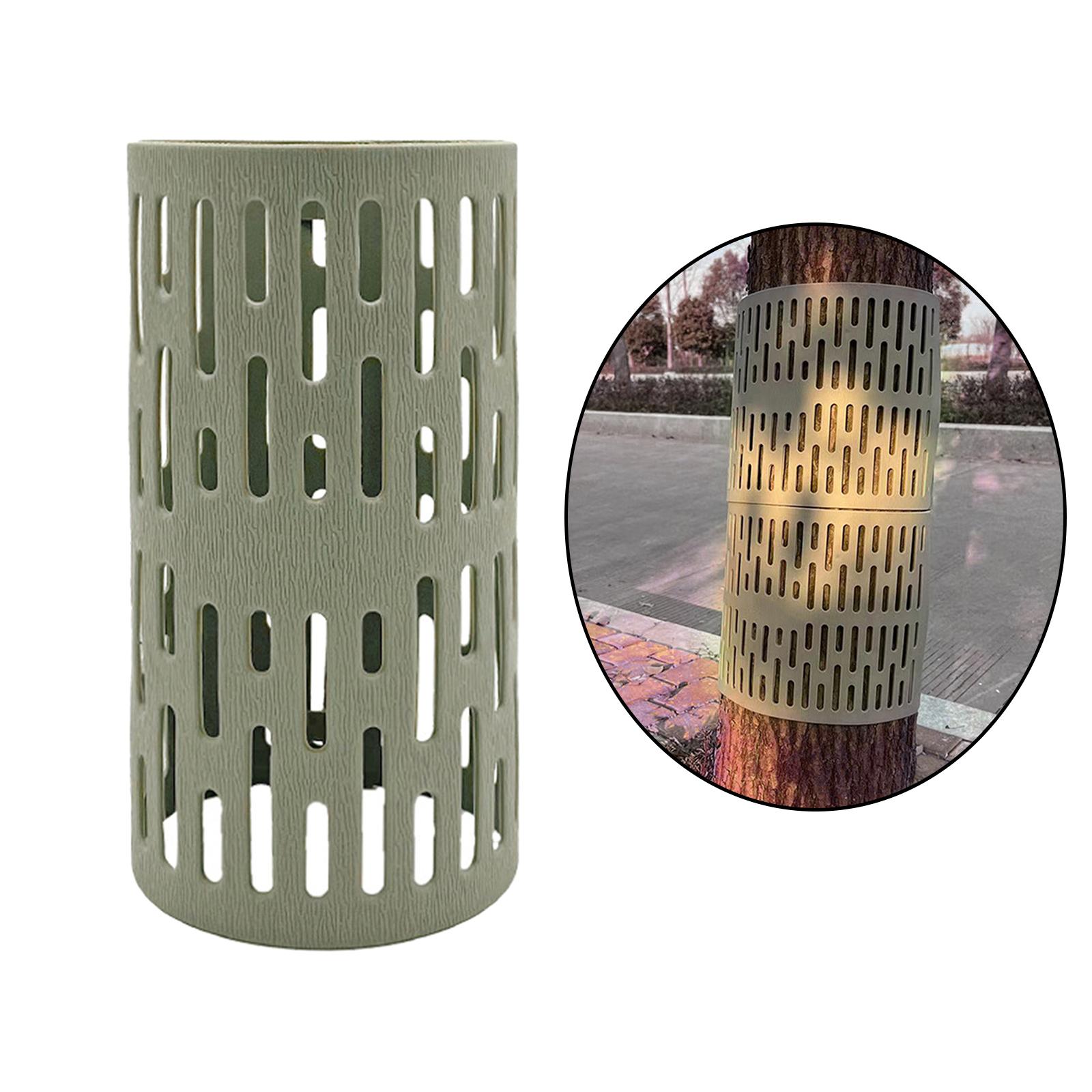 Tree Trunk Protector Easy Locking Weatherproof Tree Guard for Preventing Trimmers Protecting Bark & Saplings from Sun Damage