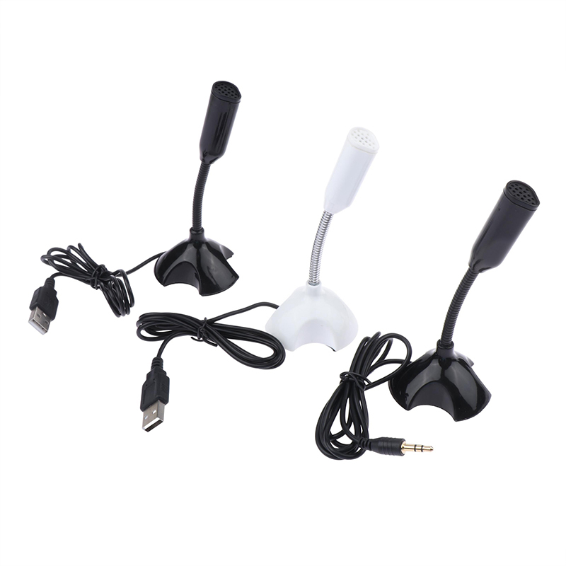 Title 8, 3.5mm Laptop Microphone USB Desktop Stand Mic W...