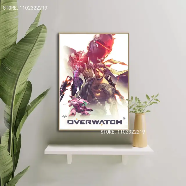Overwatch Poster Wall Art 24x36 Canvas Posters Decoration Art