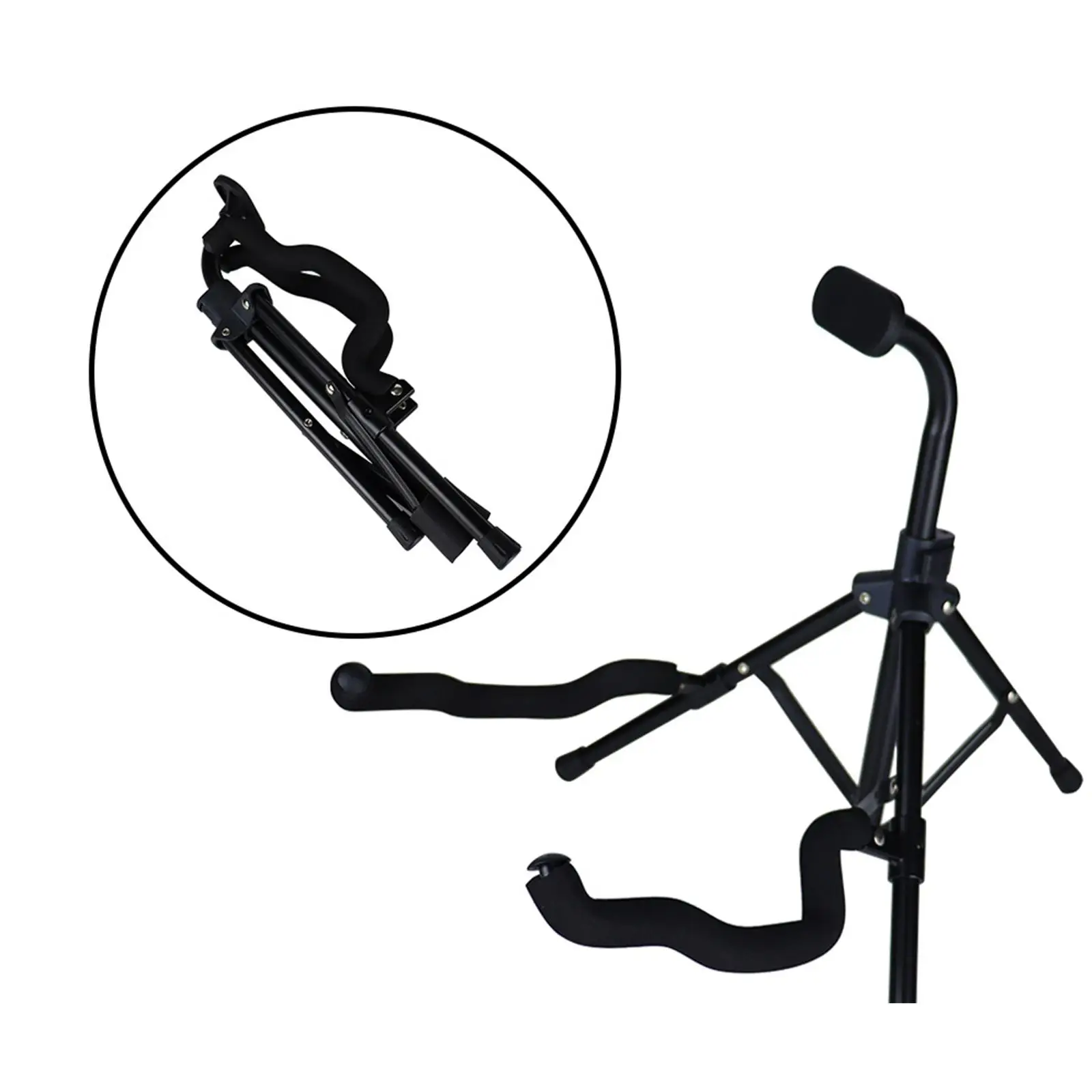 Folding Guitar Stand Cello Holder Tripod A Frame Acoustic Guitar Stands for String Instrument Classical Guitar Cello Banjo Bass