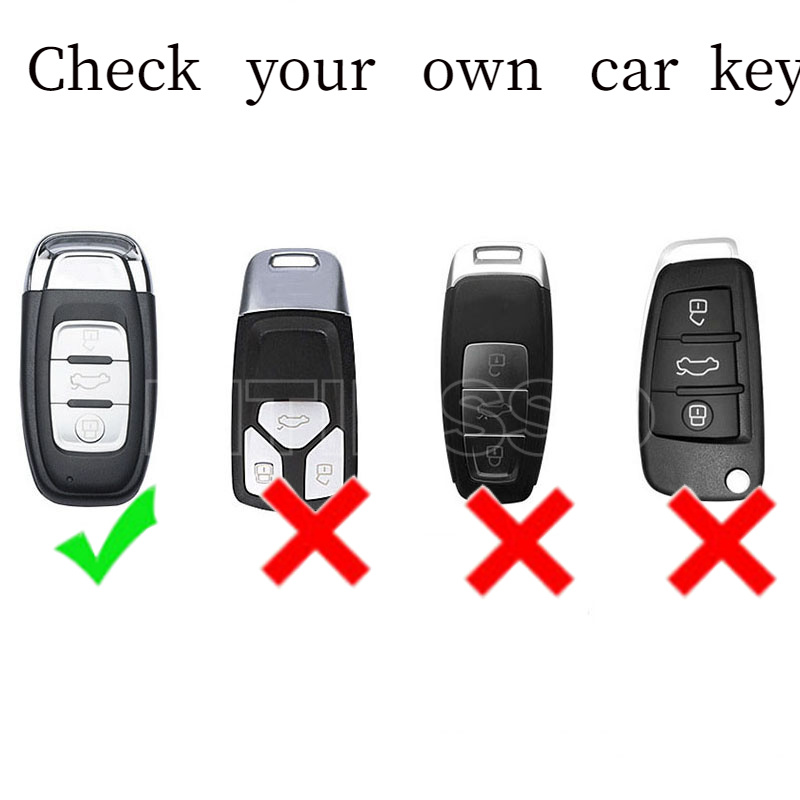 Custodia/cover per Chiave/telecomando in Lega Tpu ABS Per Audi A1 A3 A4 A5 A6 A7 A8 A4L A6L Quattro Q3 Q5 Q7 2009 2010 2011 2012 2013 2014 - S18ddf1876c394920a7e3915403fe926bH