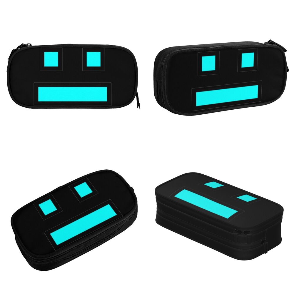 Cube Geometry Gaming Dash Pencil Cases, Lápis