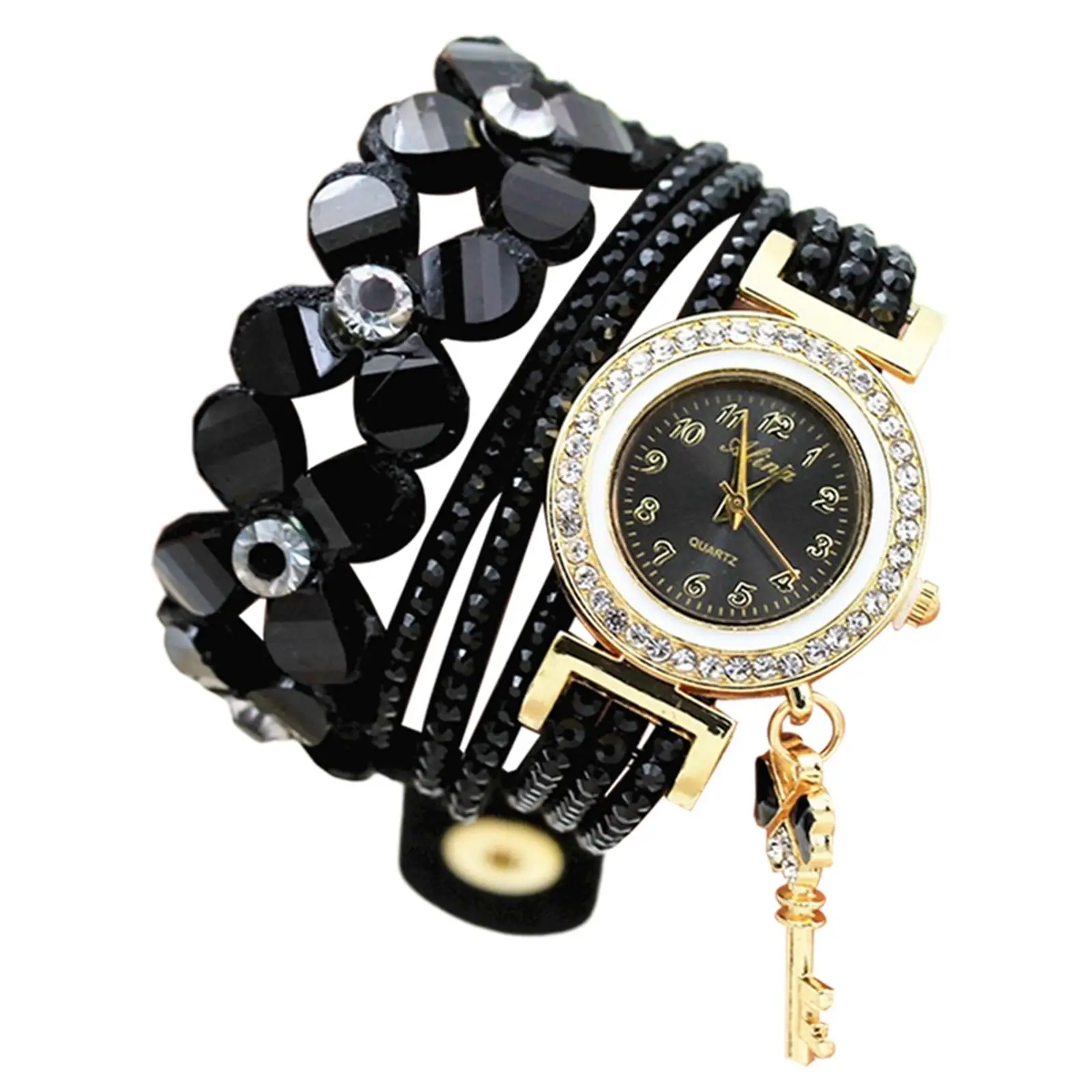 Bracelet Watch Strap Watch Fashion Women Lightweight Portable Pointer Wristwatch for Travel Shopping Hiking Street Backpacking