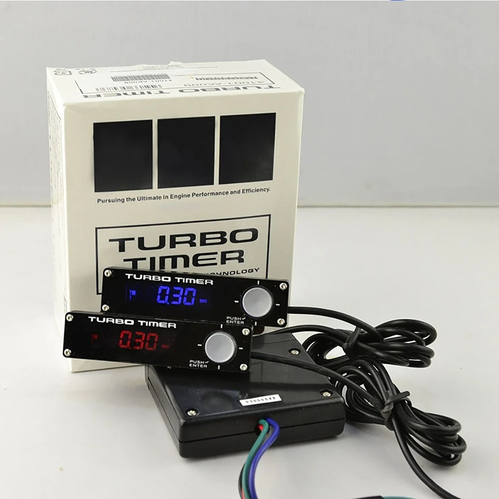 Vista del temporizador turbo para automóvil