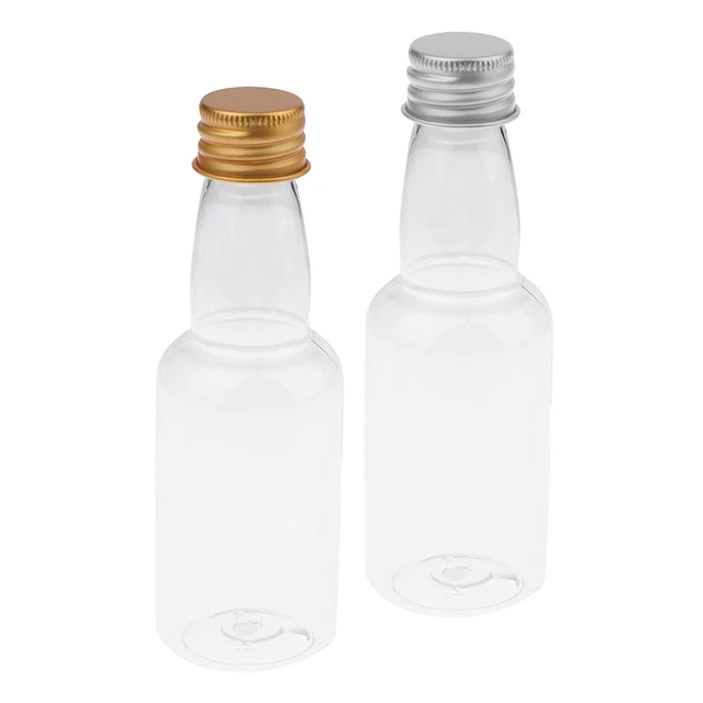 Paquete De 30 Botellas De Licor Pequeñas De 50 Ml Con Tapas