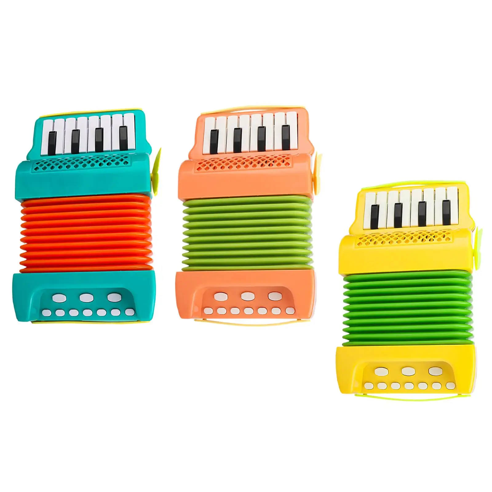 10 Keys 8 Bass Piano Accordion Kids Playset for Boys Girls Children Beginner