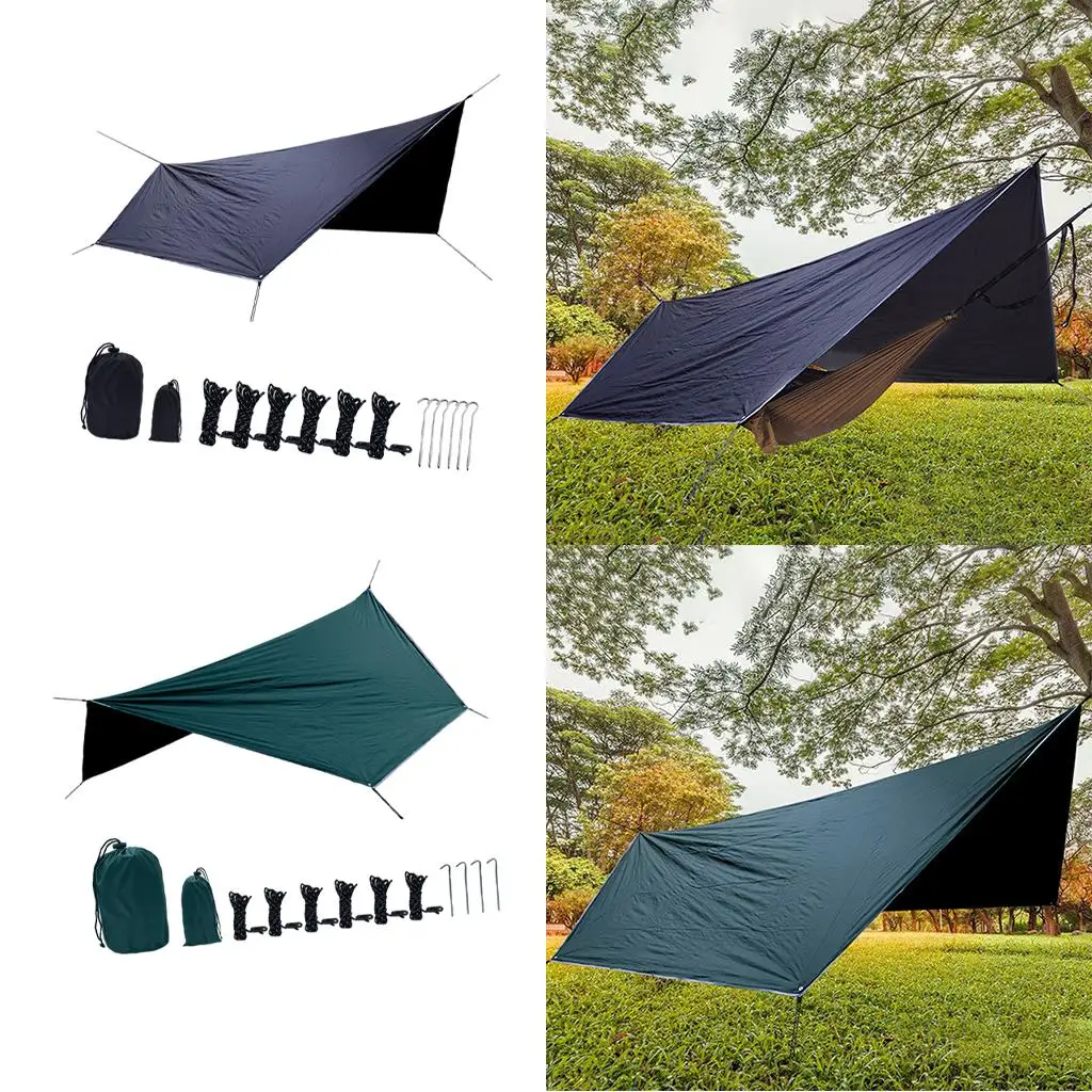 Waterproof hammock tent tarp camping shelter tarpaulin with