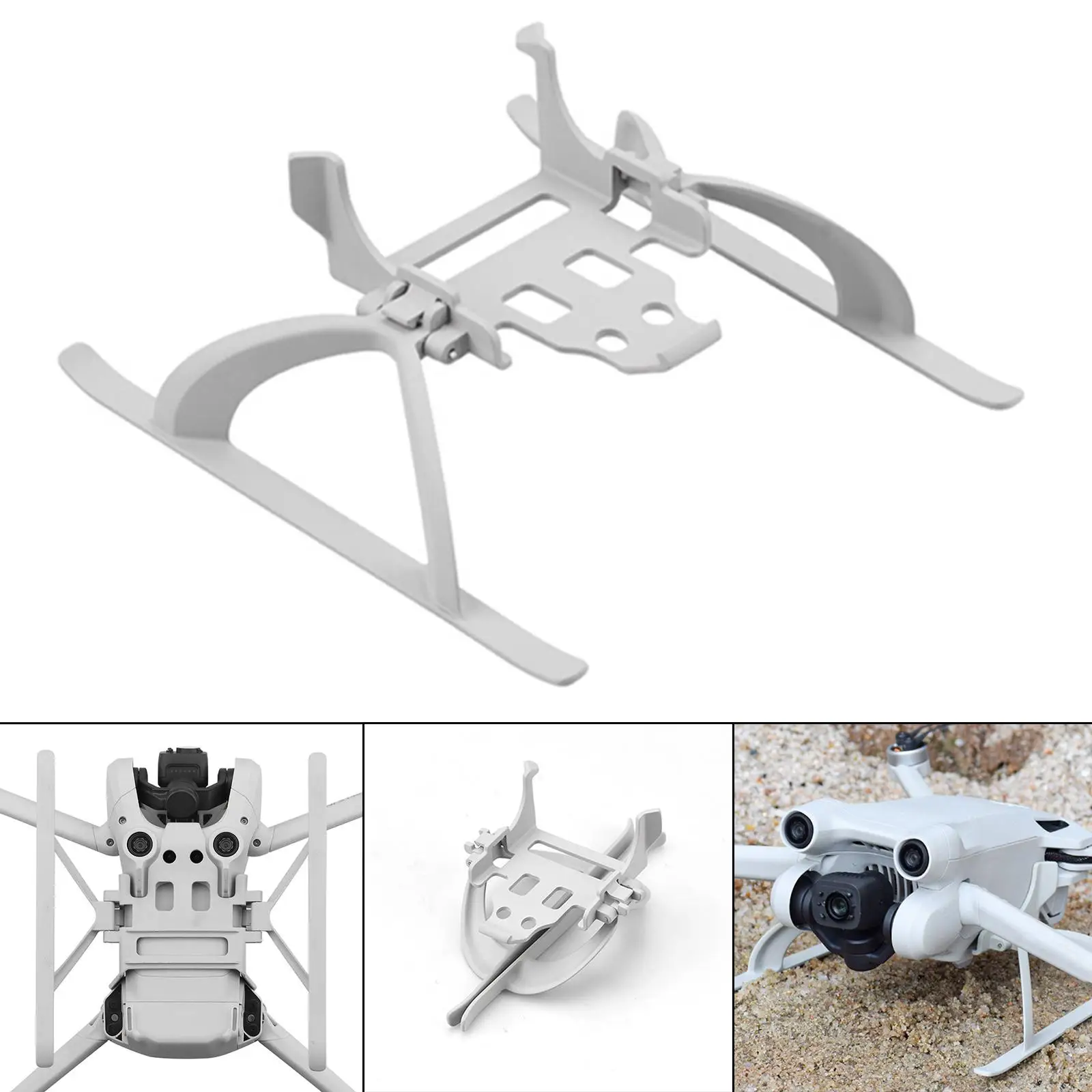 Foldable Landing Gear Leg, Heightened Extended Height Extender  Extensions Support Leg for    Accessories