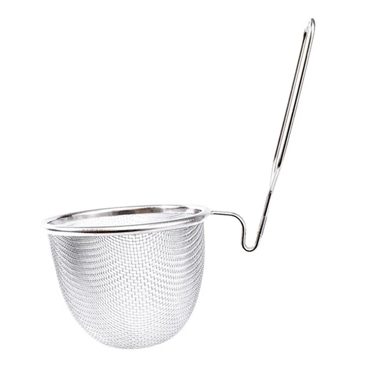 Mesh Spider Strainer with Handle Stainless Steel Strainer Solid Stainless Mesh Spider Strainer for Household Kitchen Spoon Home