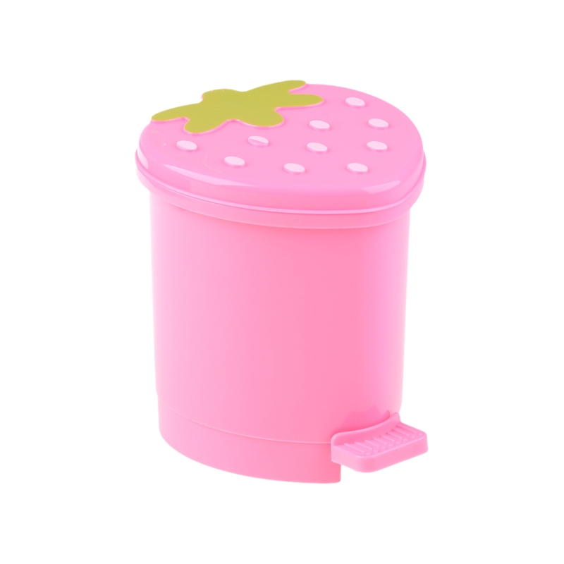 Title 5, Mini Strawberry Trash Can with Lid School Class...