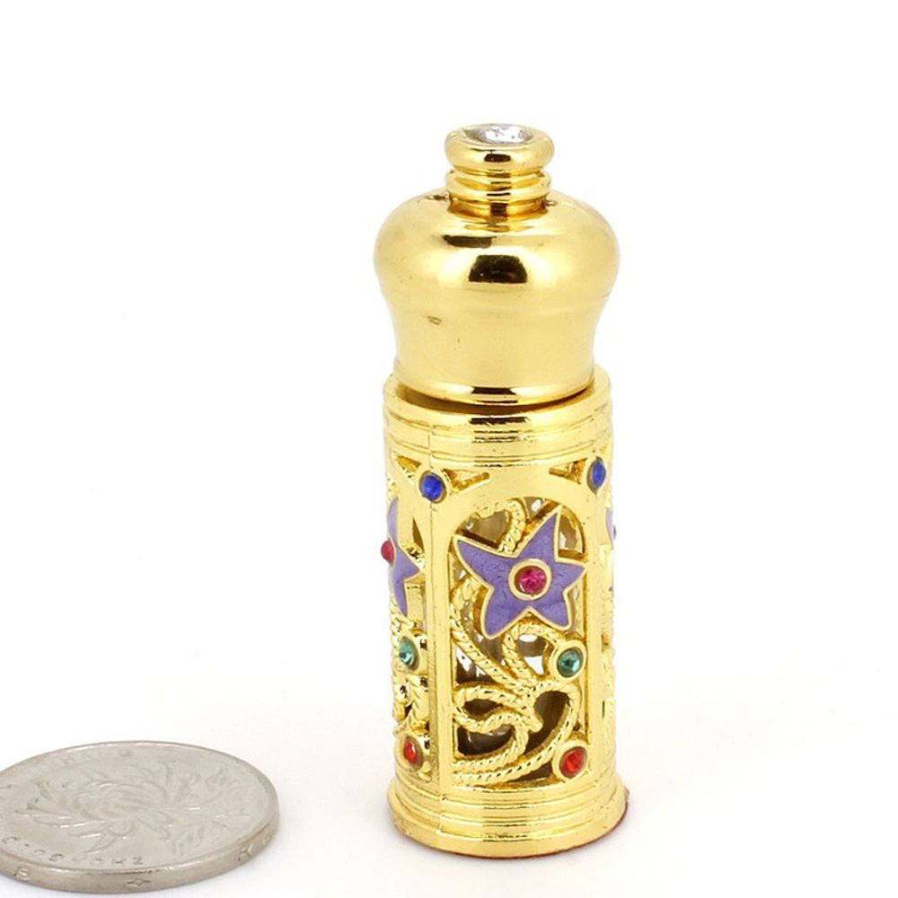 Best of Arabian Style Metal Cosmetic Container Mini Perfume Bottle Dropper Bottles Refillable Bottles Essential Oils Bottle Reviews & Tips - Image 2