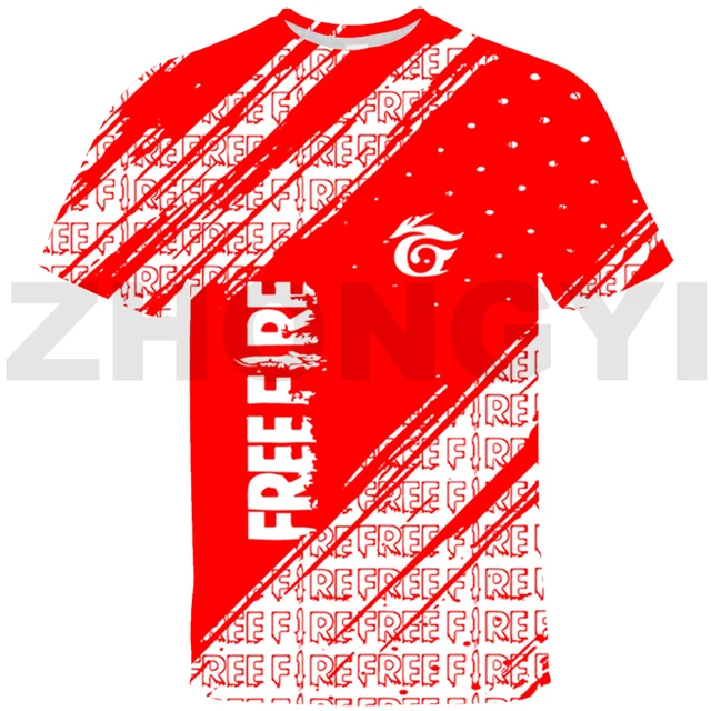 Men's Free Fire Garena Game T-shirt, top de moda feminino, esporte diário,  camisetas masculinas, desenhos animados de Kawaii para meninas, grande  tamanho, quente - AliExpress