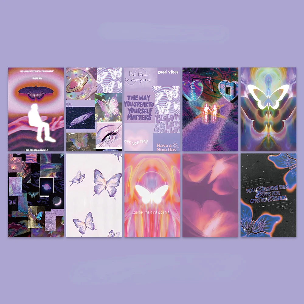 Psychedelic Y2K Aesthetic Wall Stickers