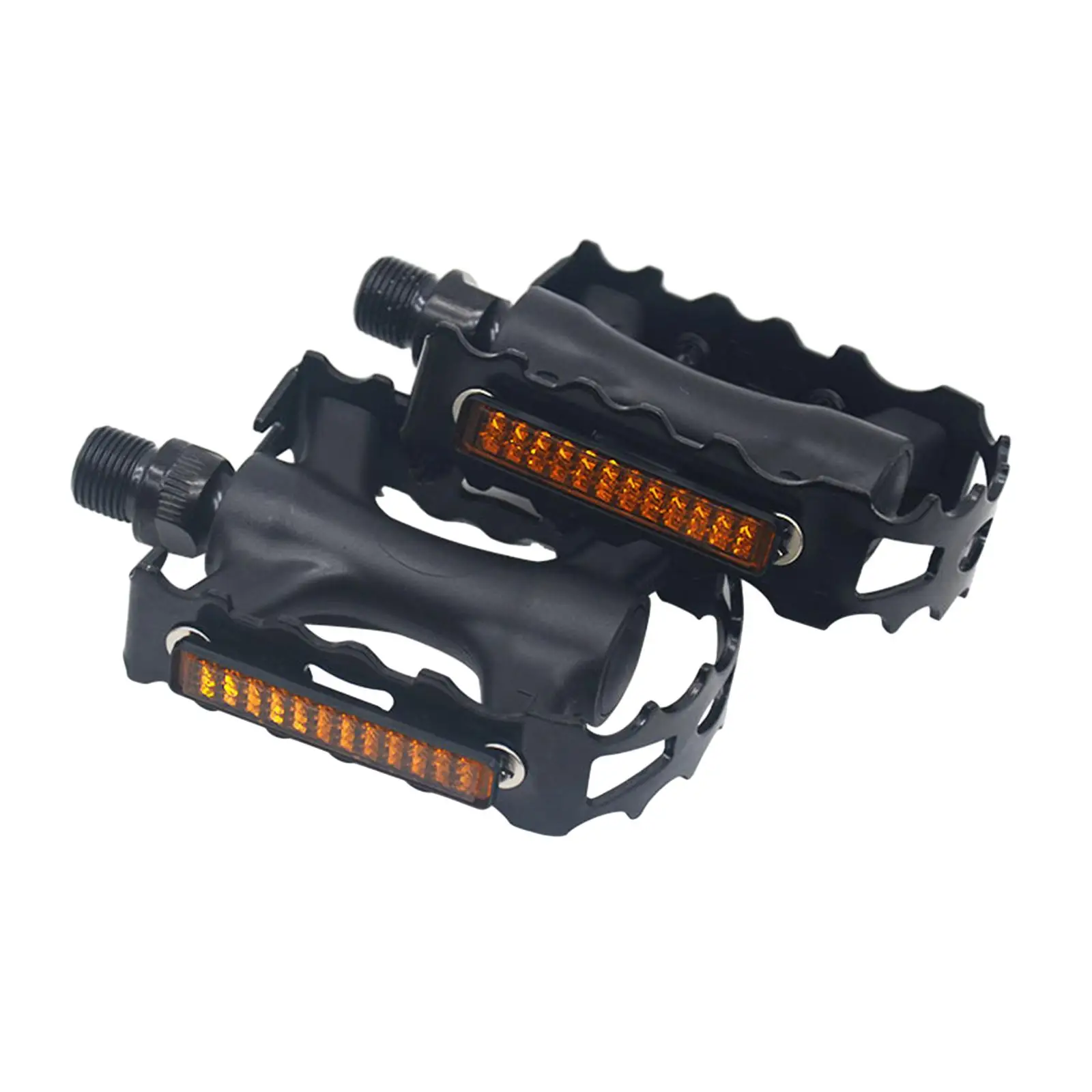 2Pcs Bicycle Pedals Bike Pedals Wide Flat Pedals Aluminum Alloy