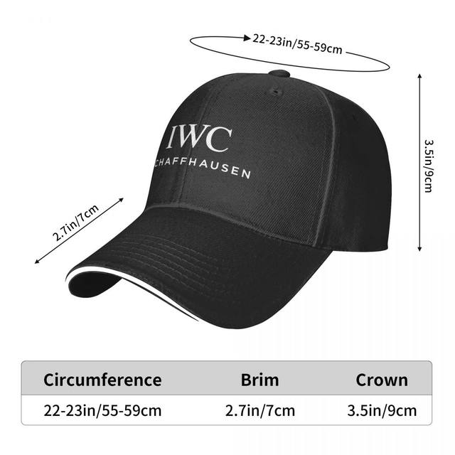 NEW IWC Men's Baseball Cap Hat fashion with Dust Bag Tan