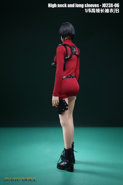 人気メーカー・ブランド JO23X-06 1/6 Sleeves Long Neck High Red Wong Ada Scale ミリタリー
