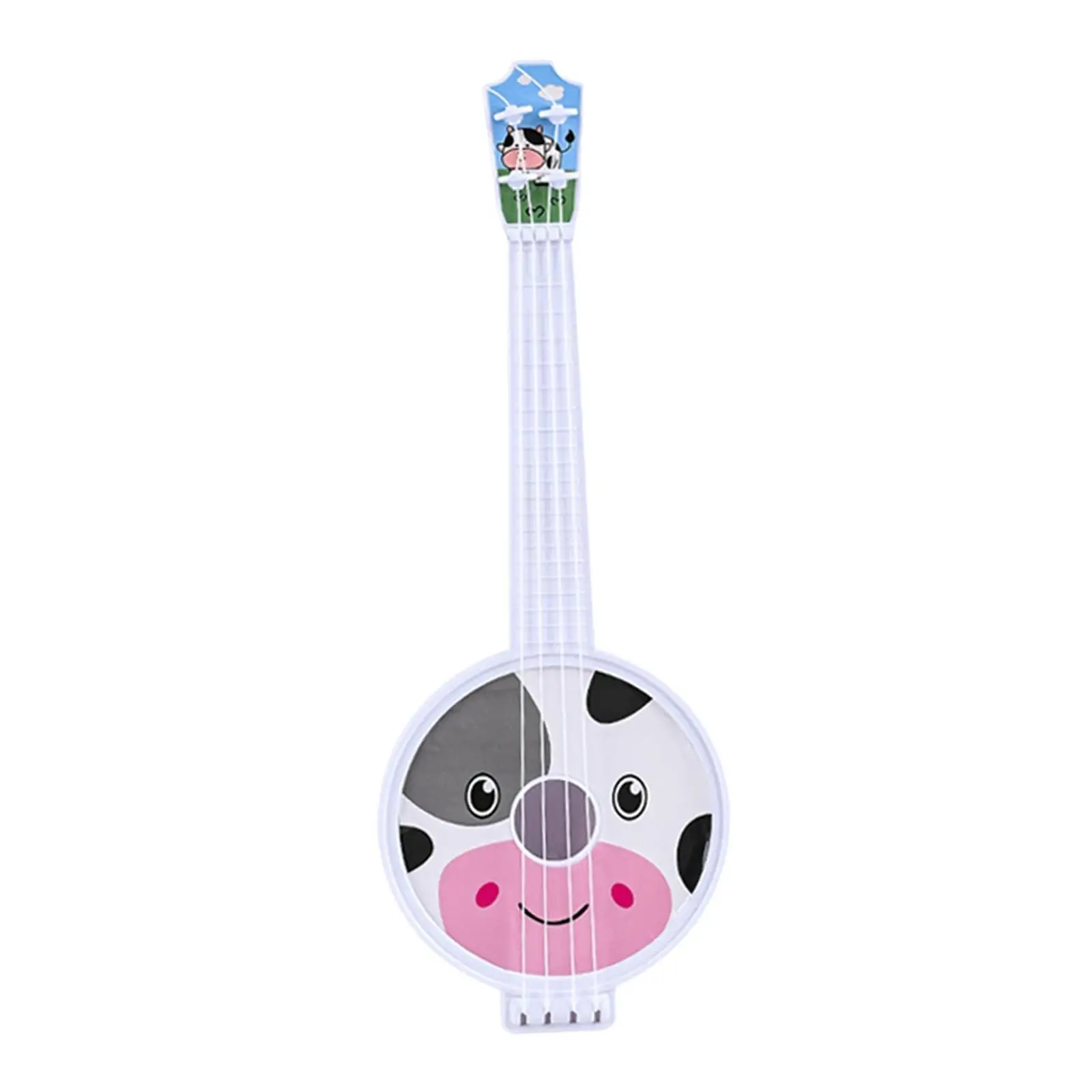  Ukulele Toy Early Educational 4 Strings Play Stringed Instruments Small Guitar for Boys Girls Toddler Baby Beginner Xmas Gifts