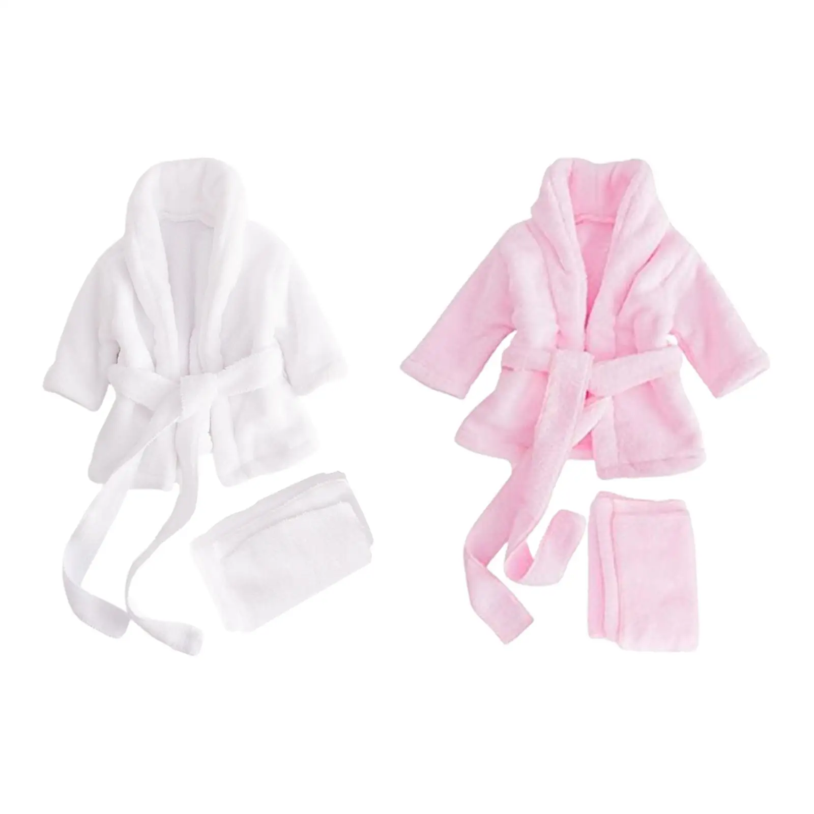 Soft Newborn Photography Props Robe Bath Towel Costume Set for Newborn