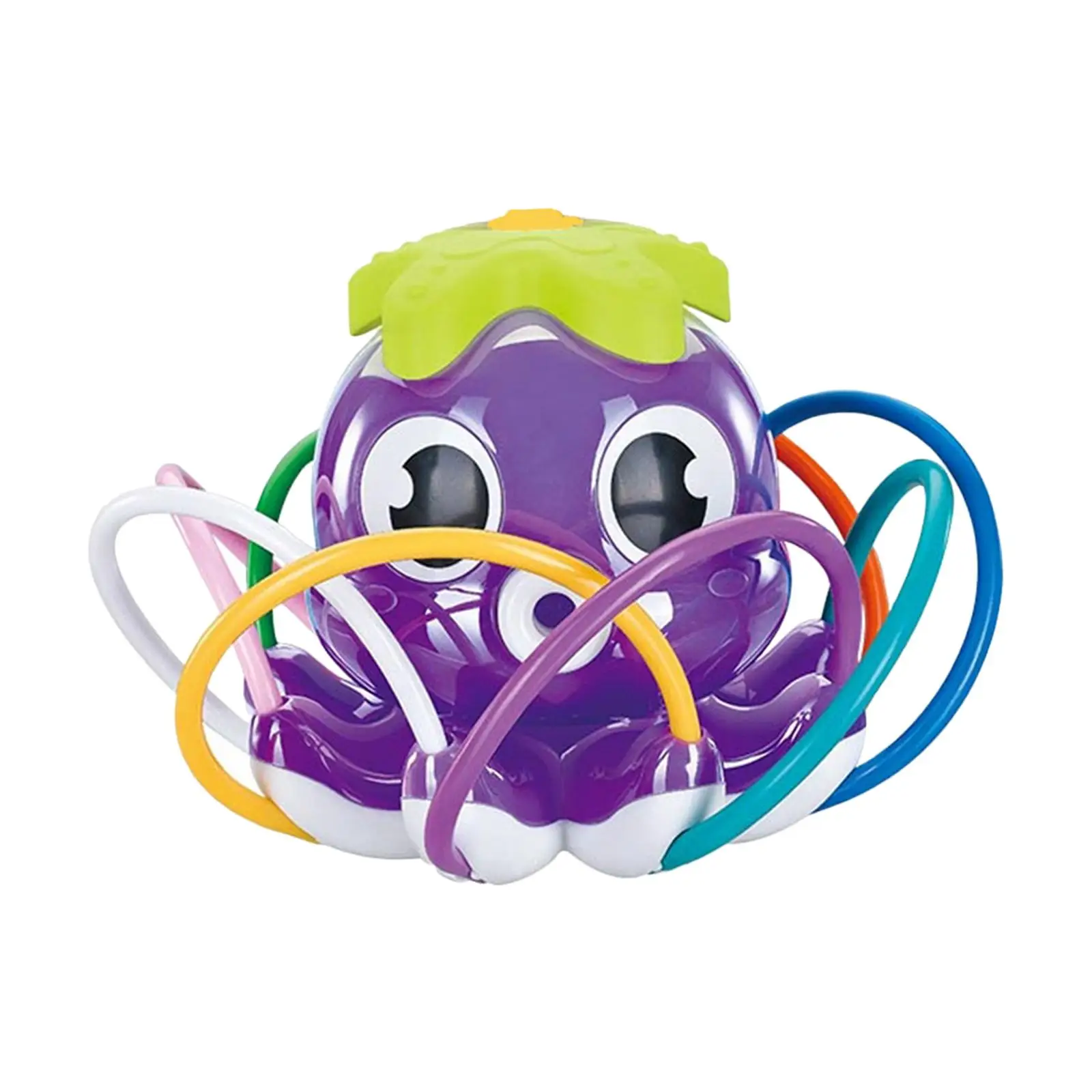Octopus Sprinkler Toy with 8 Wiggle Tubes Outside Activities Summer Water Sprayer Toy for Pool Boys Girls Beach Parties