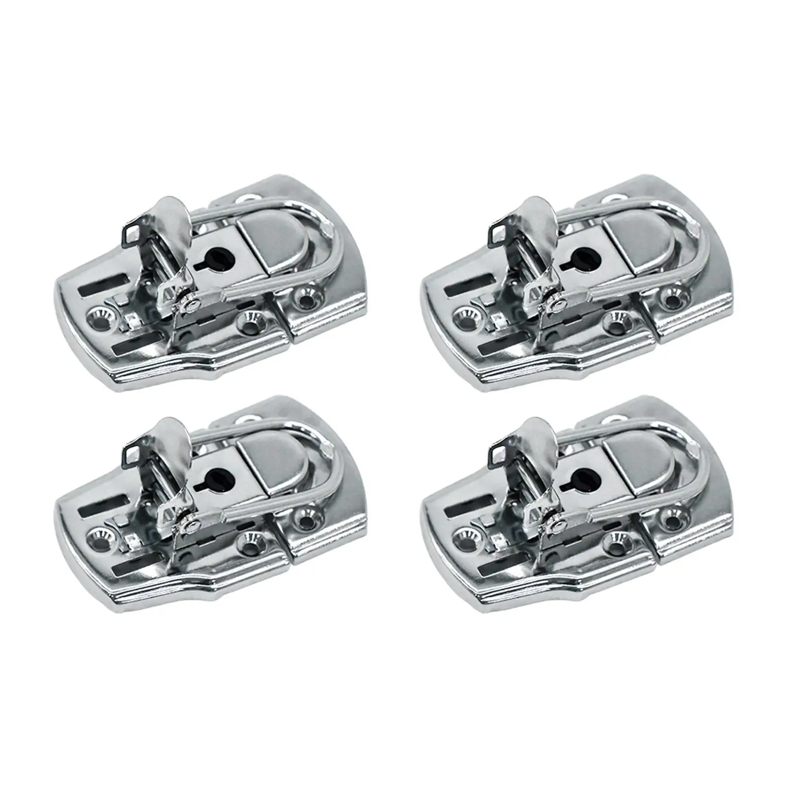 4x Toggle Hasp Latch Durable Smooth Locked Buckles for Wooden Box
