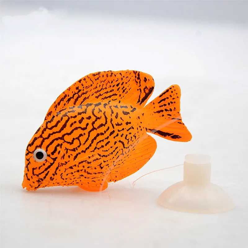 Title 15, Poisson artificiel en Silicone, paysage aquatiq...