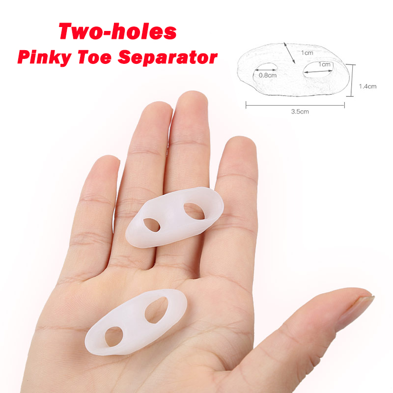 Best of Pexmen 2Pcs Gel Pinky Toe Separator Kids Little Toe Spacer For Overlapping Toe Calluses Blister Relieve Foot Pain For Children Reviews & Tips - Image 2