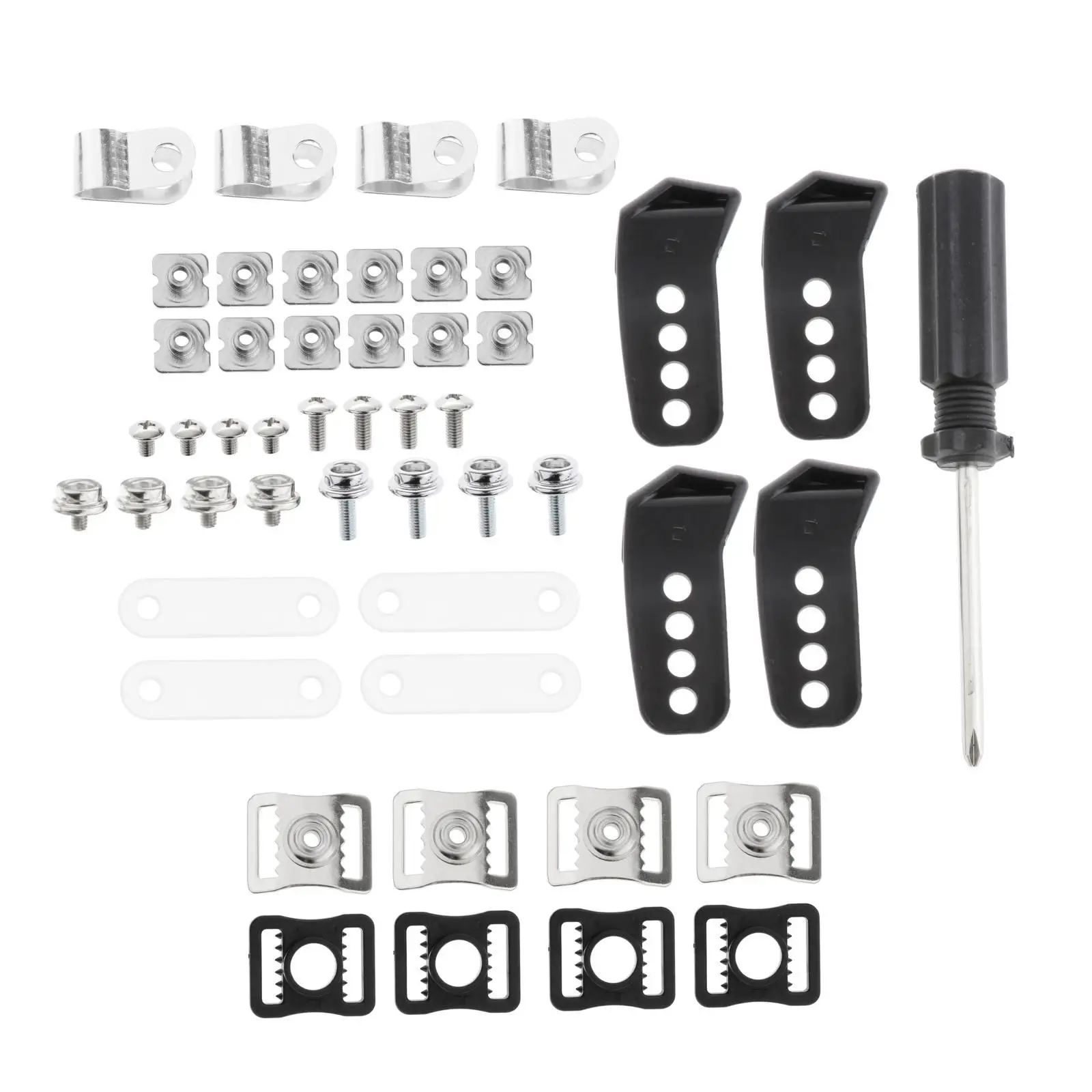 35Pcs Football Helmet Repair Kit Nuts Football Visor Kit for Baseball