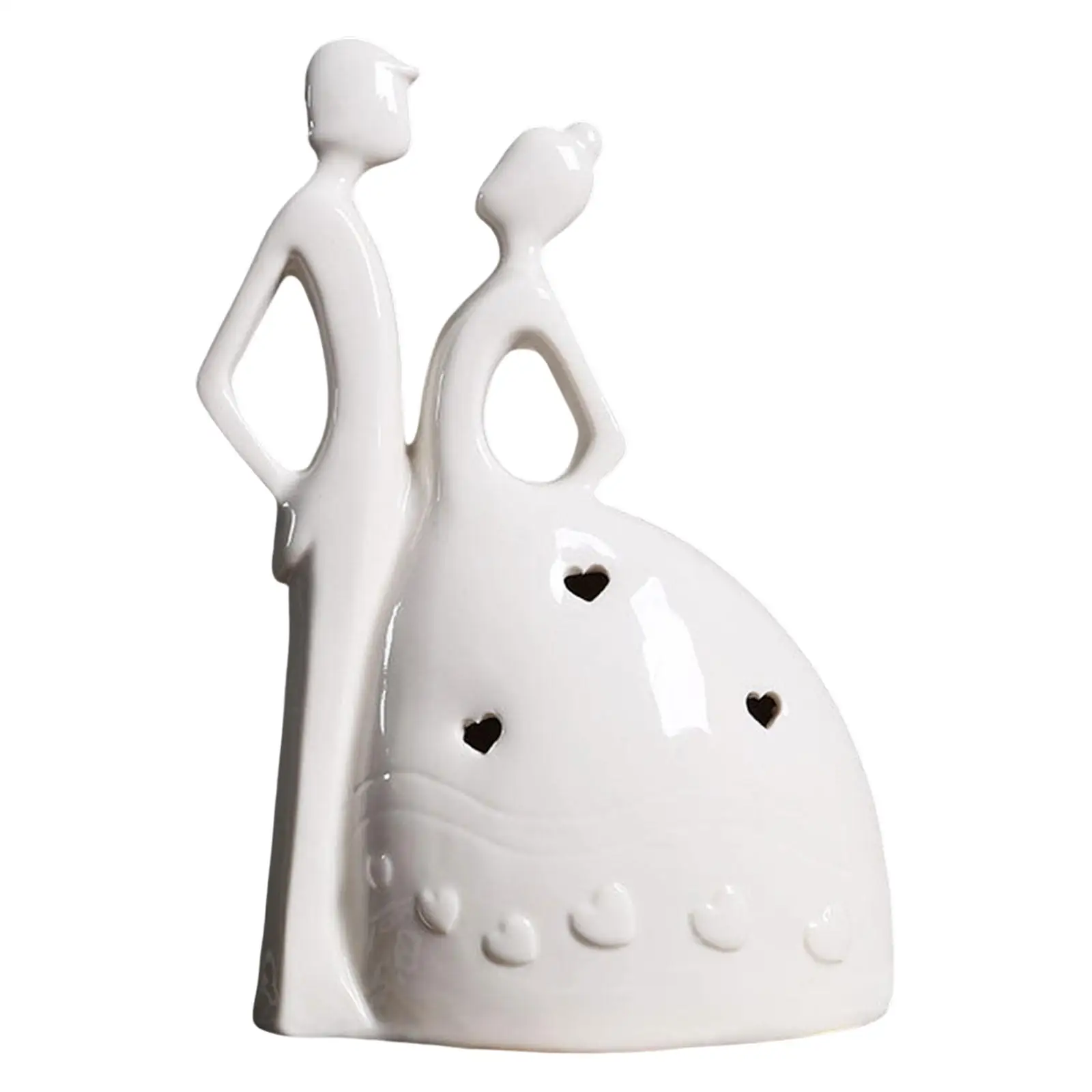 Couple Figurine Decorative Modern for Dining Room Cabinet Wedding Decoration