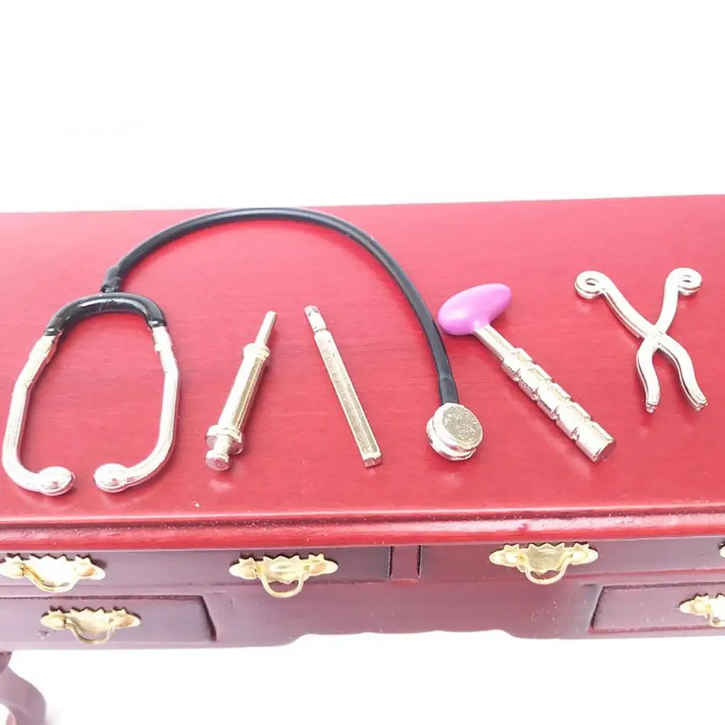 Dollhouse Miniature Accessory Doctors Set Scissors 