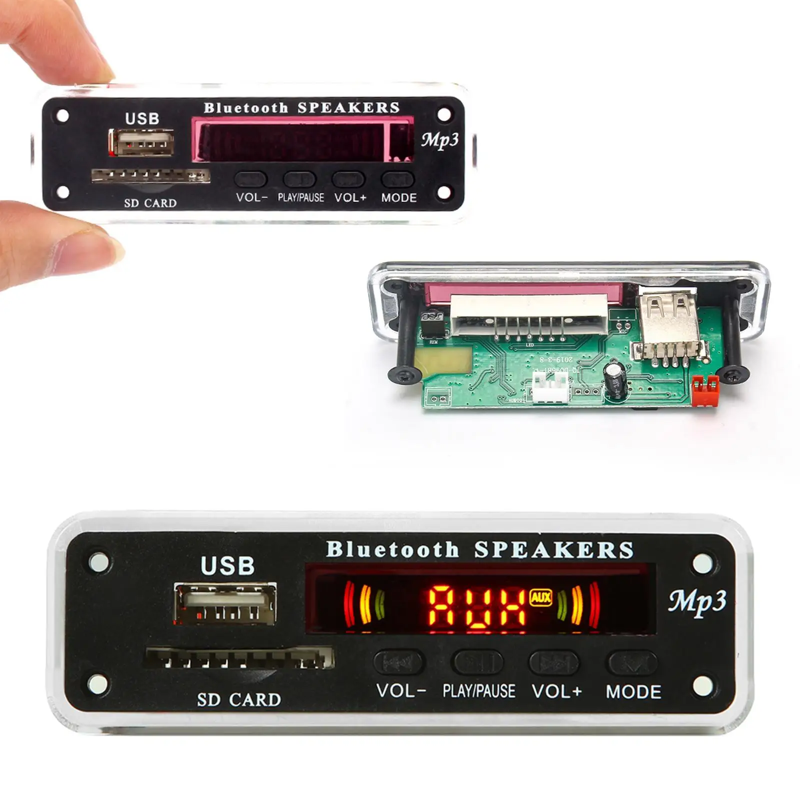 MP3 Decoder Module Board with Remote Control USB FM Radio MP3 Player for Car