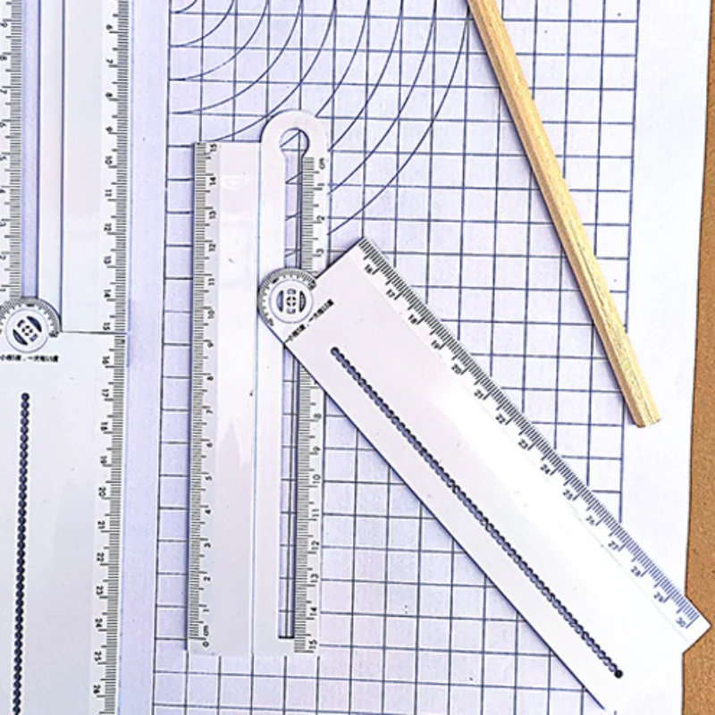 Woodworking Measuring Tool for Wood Multifunctional Ruler أداة لرسم الدائرة  وتحديد مقاسها
