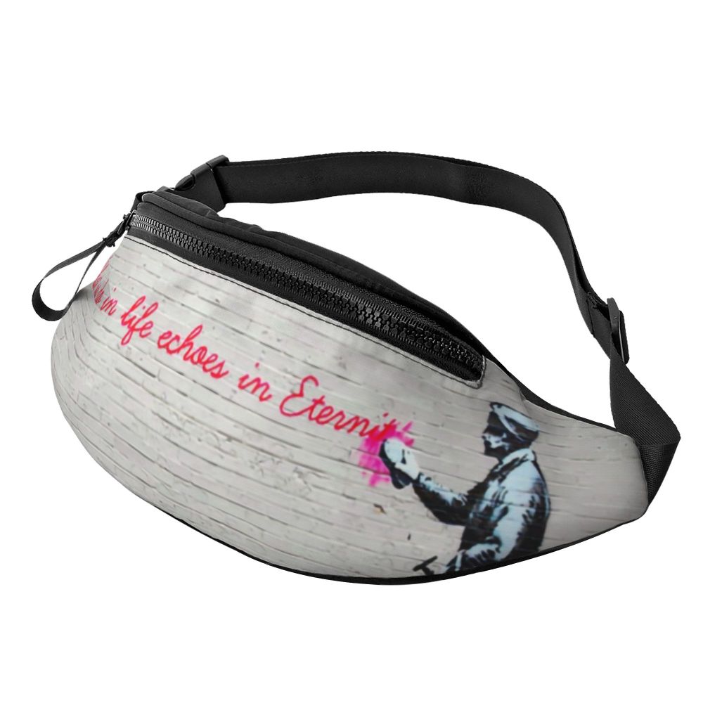 Custom Street Art Crossbody Saco da cintura