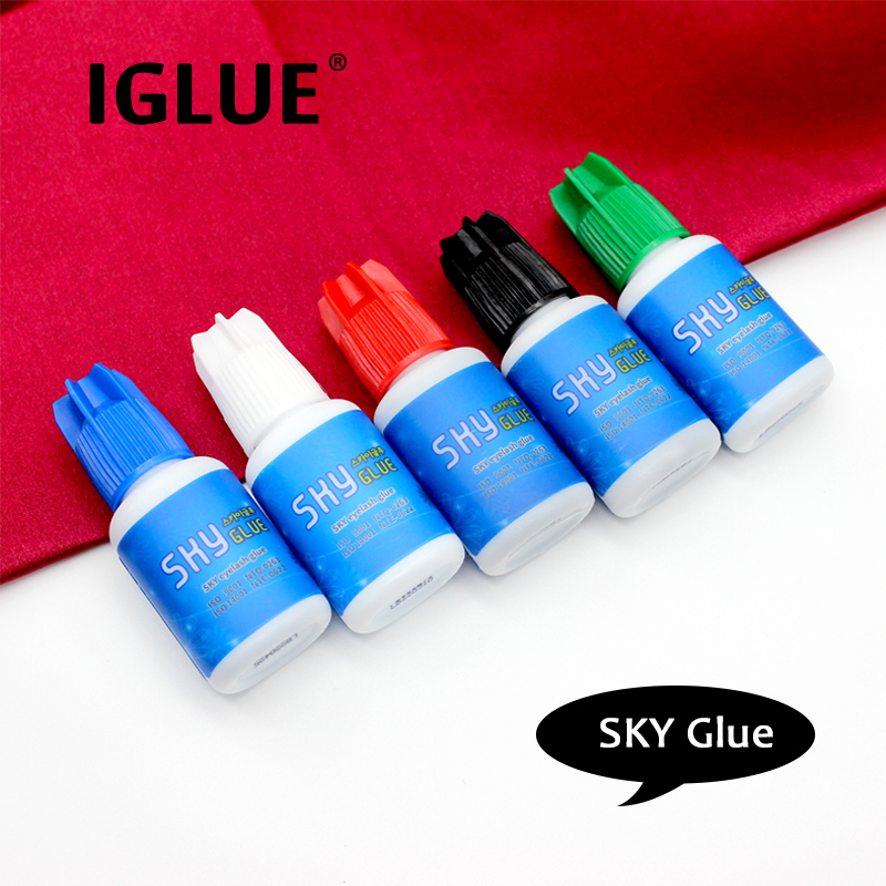 Best of IGLUE SKY Glue For Eyelash Extension Supplies Women Beauty Health Makeup Tools Lava Lash Adhesive Strong Original Korea Reviews & Tips