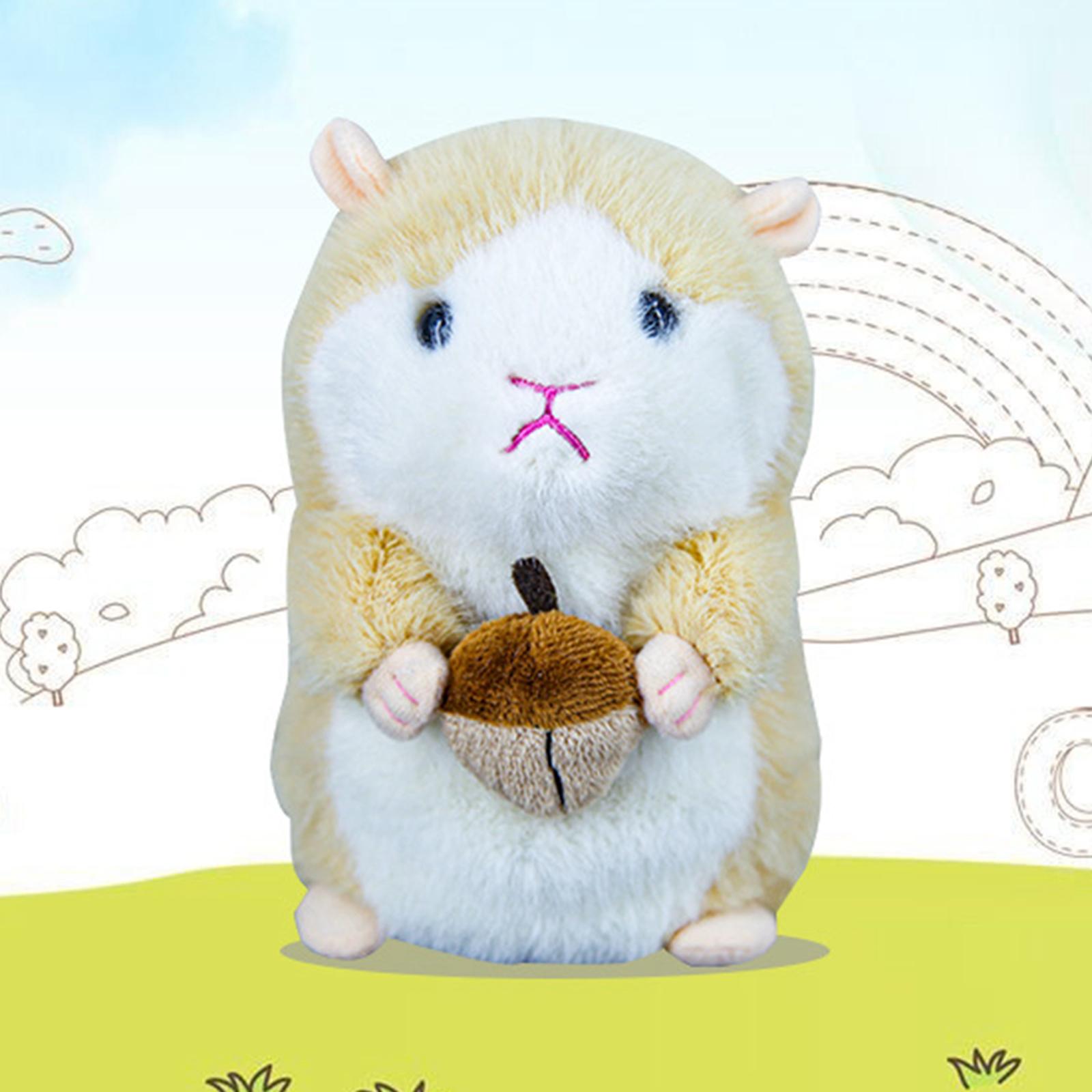 Kids Talking Animal Plush Toy Repeat What YOU Say Durable for Girls Boys ,Build Early Leaning Skills Comfortable Stuffed Toys