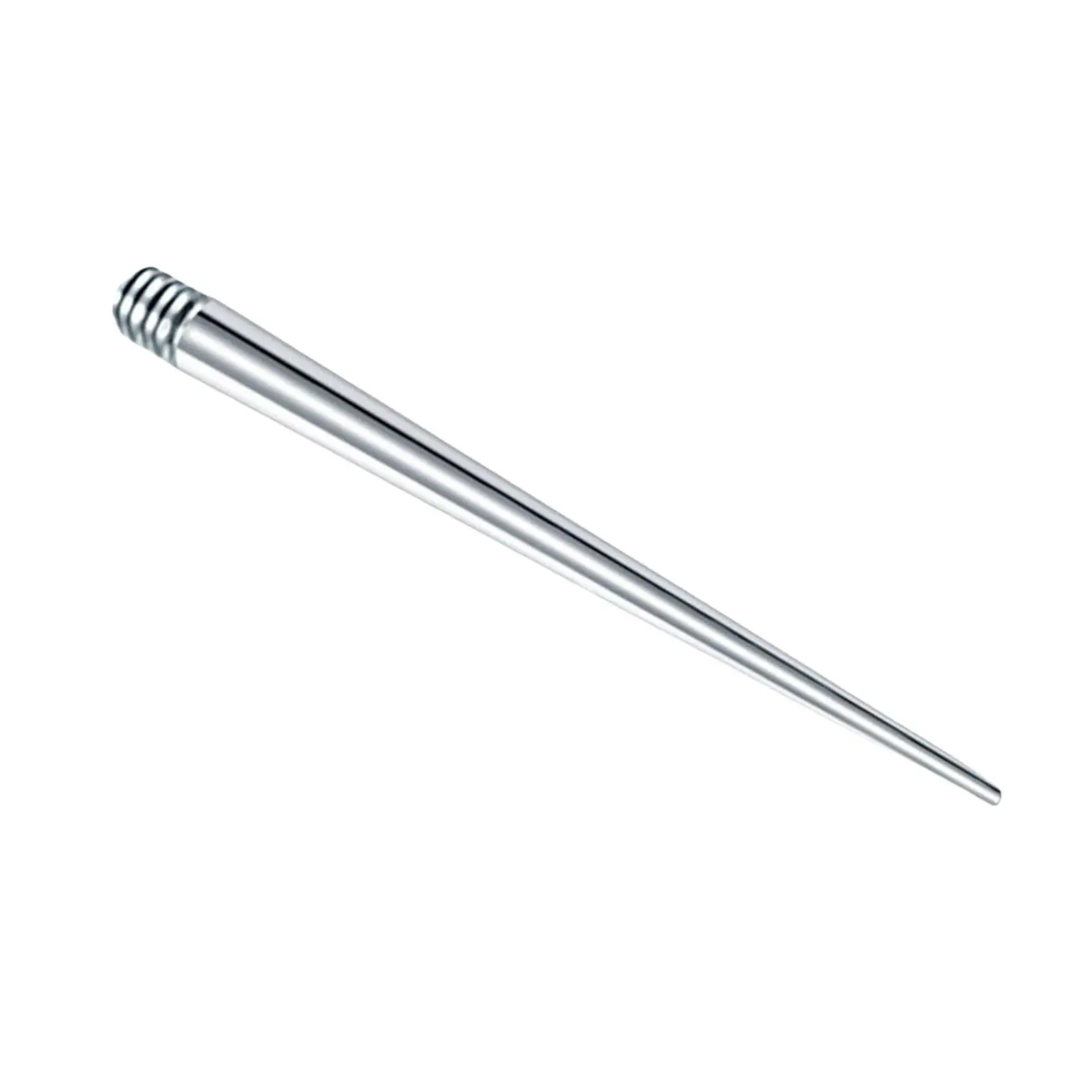 Threaded Taper Piercing Tool Threaded Pin Taper Stainless Steel 1.18inch Length