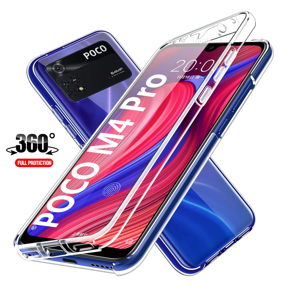 Чехол для Xiaomi POCO X5 Pro X4 M4 Pro, задняя защита экрана, 360 дюймов,  полноразмерный чехол для домашних животных POCO X3 5G F1 F3 F2 M3 Pro,  двойной противоударный чехол | AliExpress