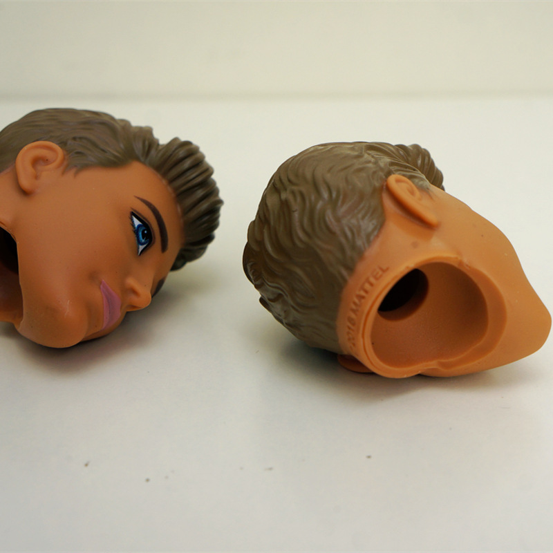 1 Pieces 30cm Ken Doll's Head Tan Skin Head Accessories Toys for Children
