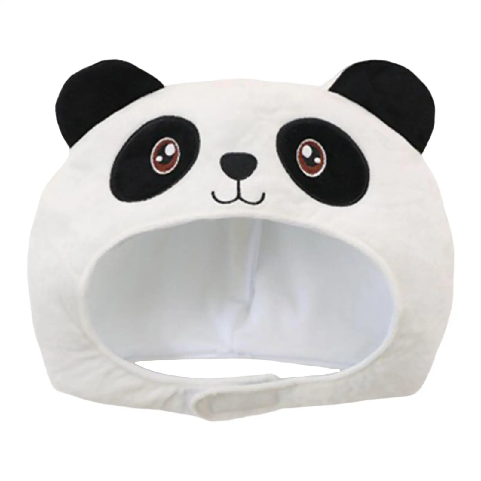 Cute Plush Panda Hat Funny Novelty Winter Ski Headgear Hood Cap for Photo Props Halloween Dress up Party Costume