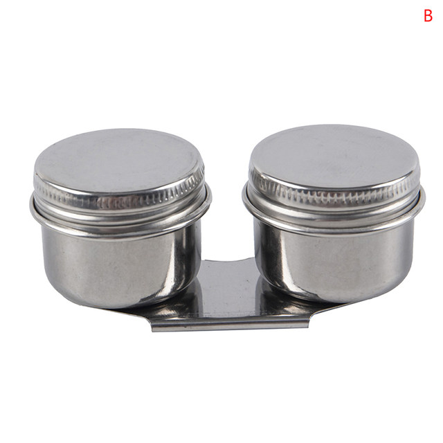 Tasse à Peinture à L'Huile En Inox - Grande Ouverture - Pour Artistes - Multiple Tailles