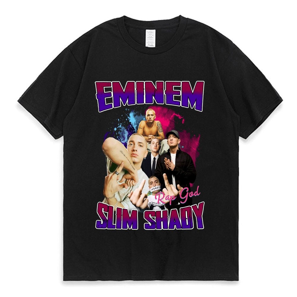 Рубашка Eminem Slim Shady Rap God, рубашка Eminem, рубашки для любителей  музыки | AliExpress