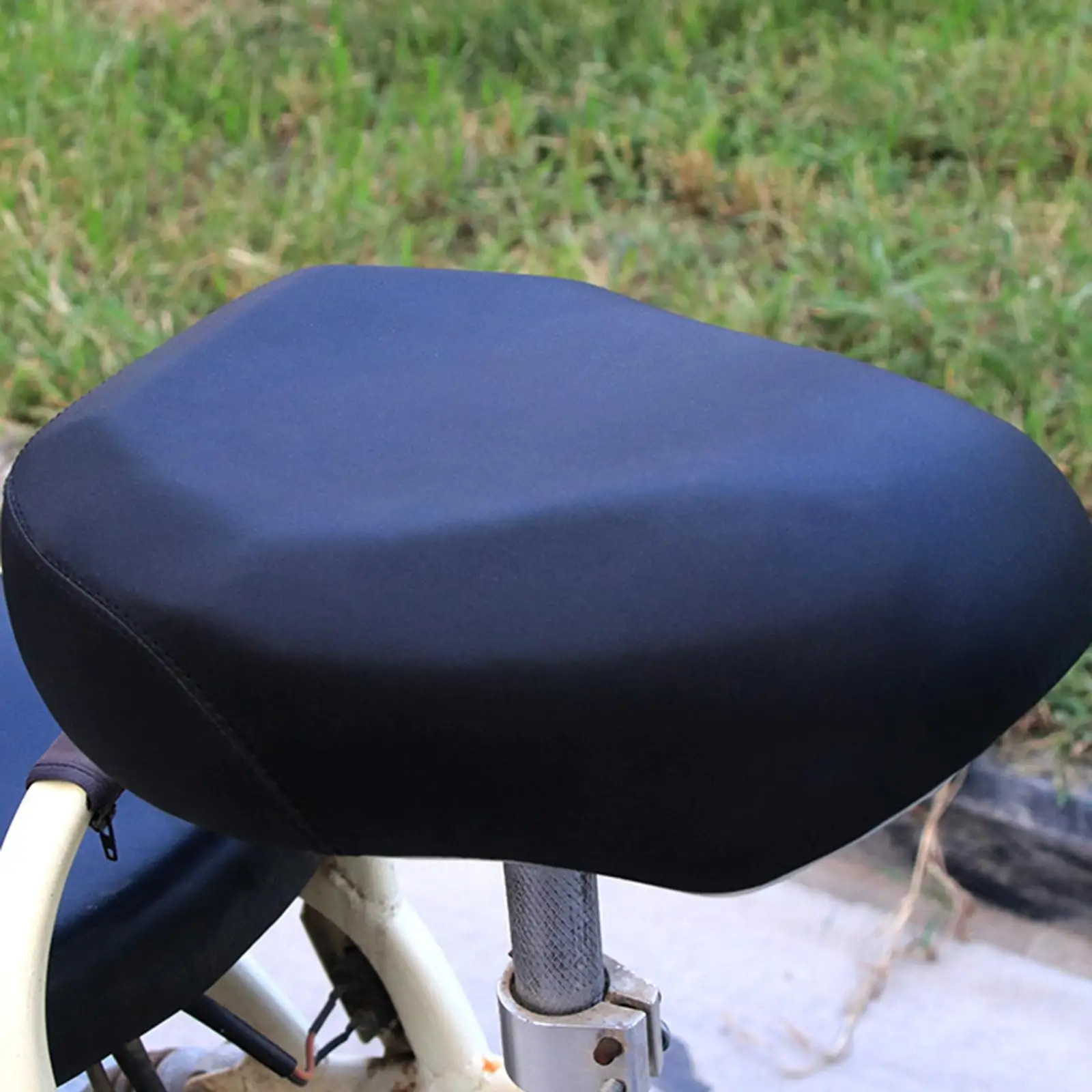 Bike Saddle Pad Fittings Soft Seat Weatherproof Breathable for Electric Bicycle Mountain Road Bike Exercise Electric Scooter Gym