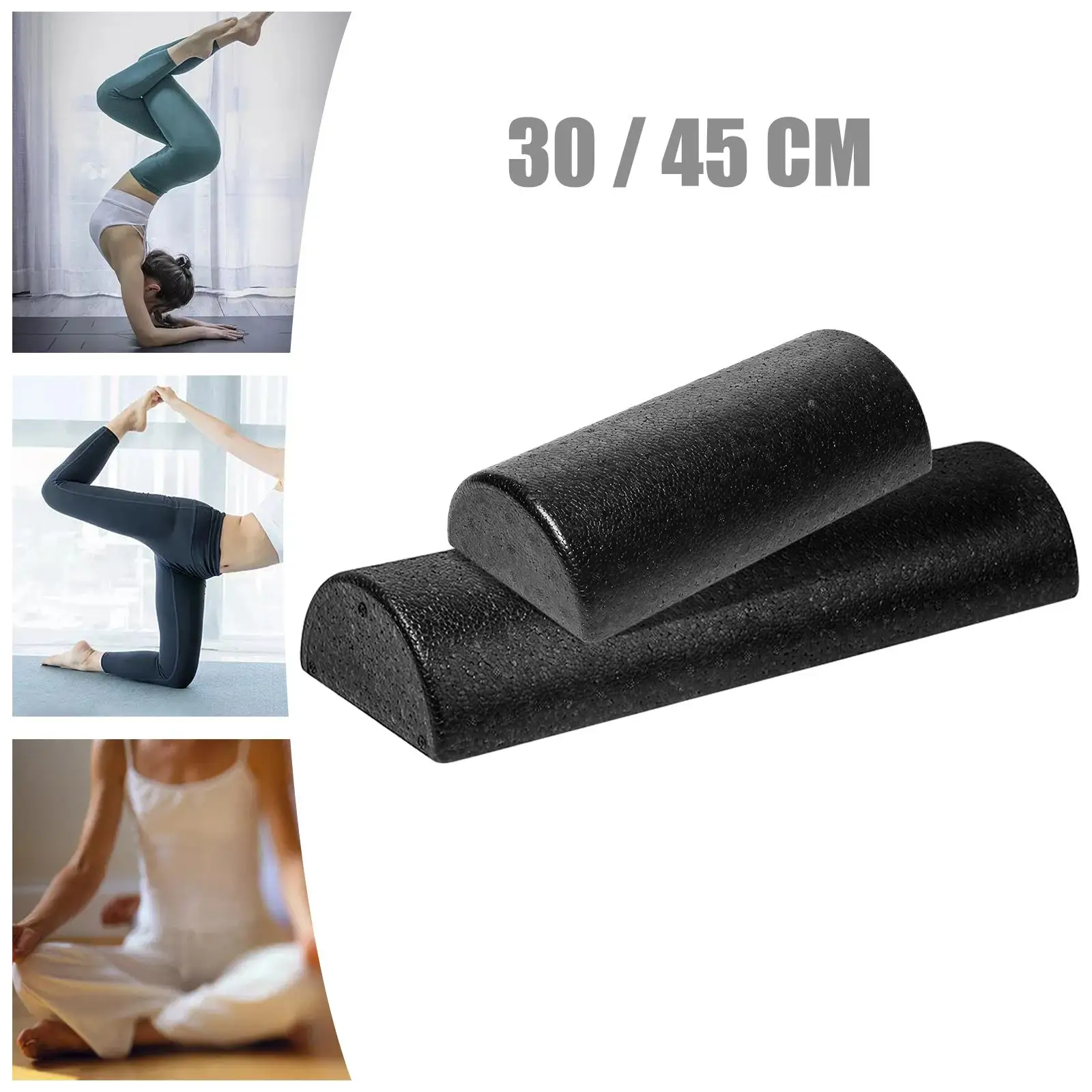 Roller for Yoga Column Workout Tool `Roller in half for yoga exercise training