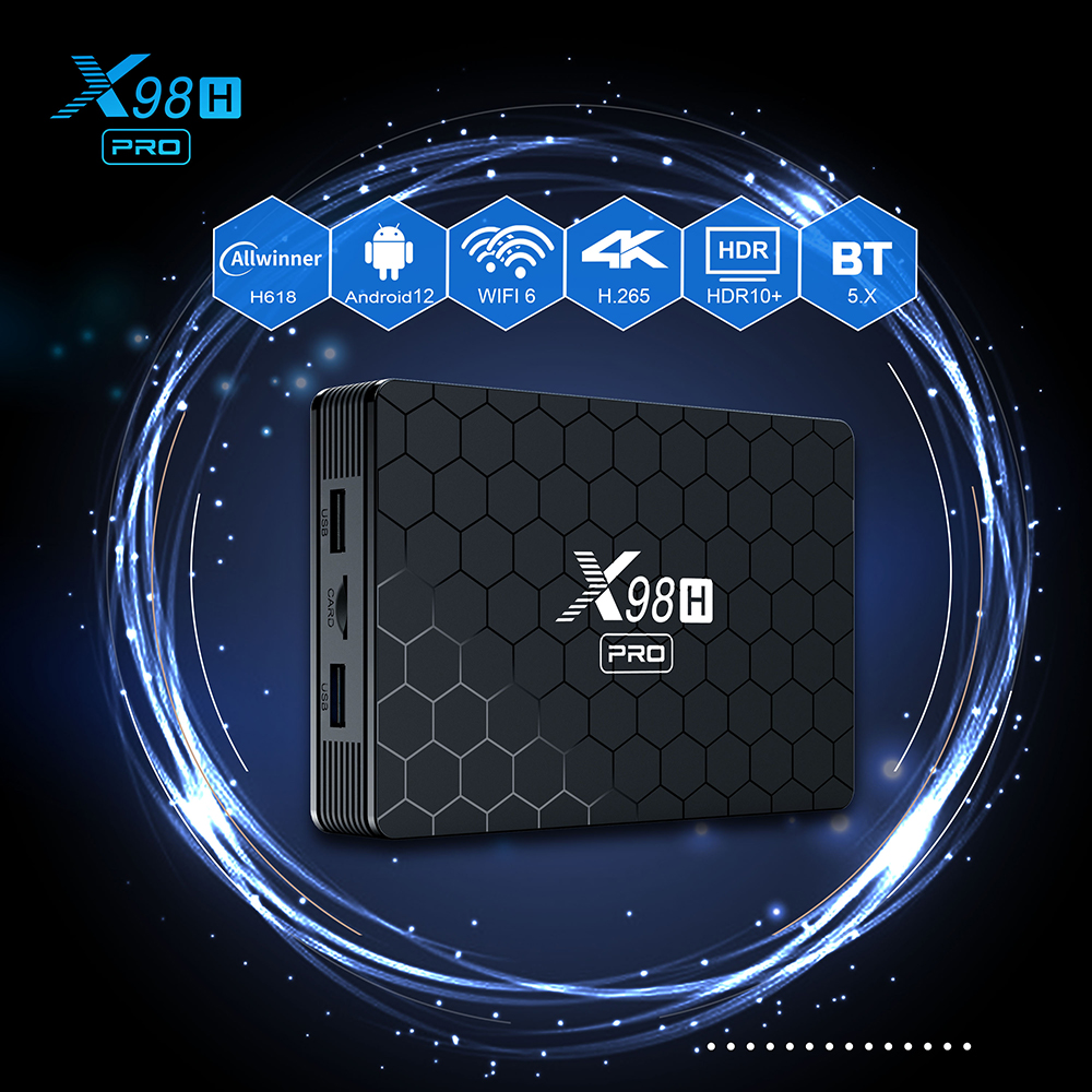 Title 1, 1000M X98H Pro Smart TV Box Android 12 Quad Cor...