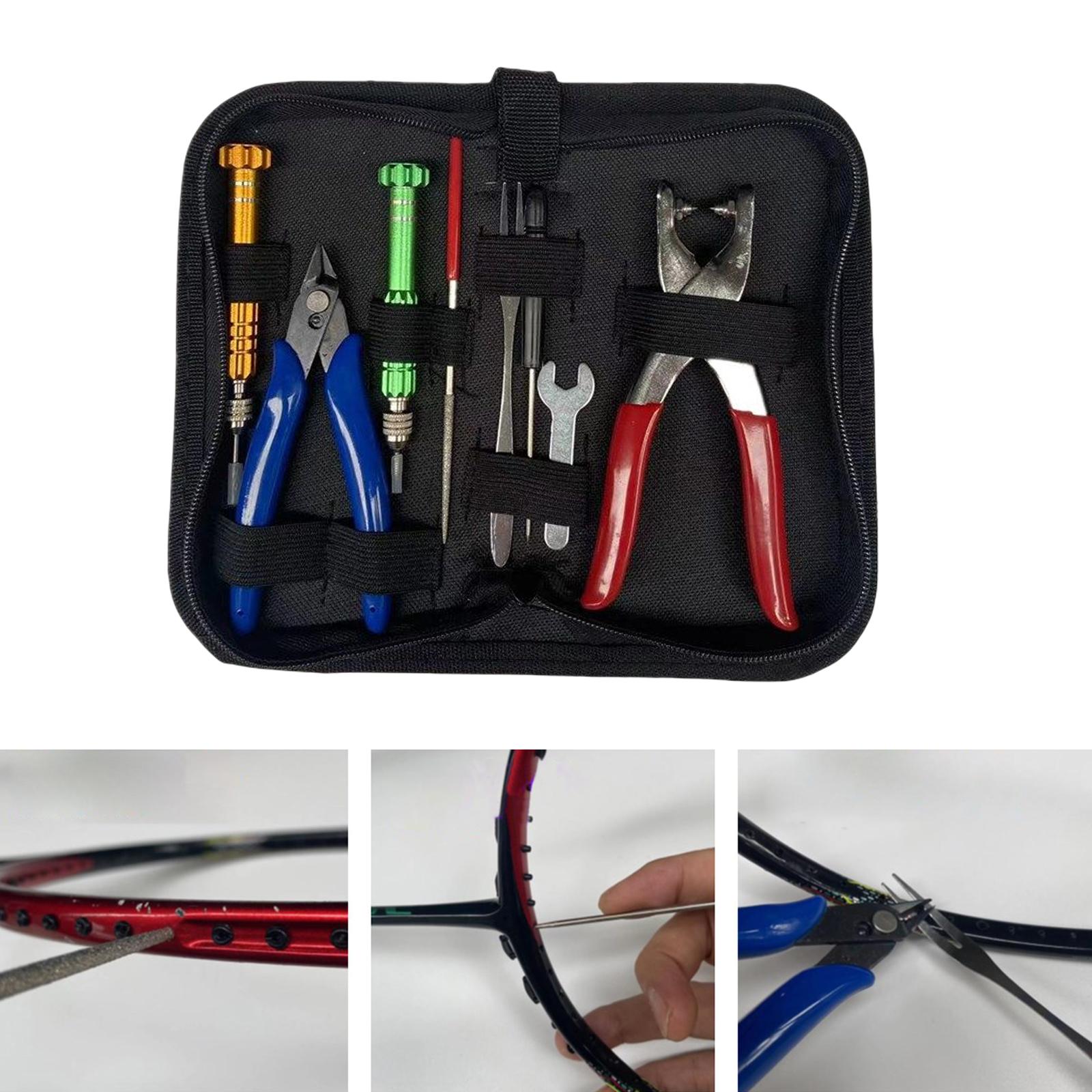 Professional Starting Stringing Clamp Tool Kit for Tennis Racket Replacement