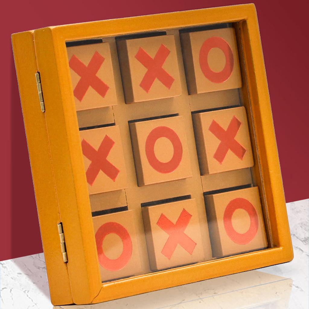 Классическая настольная игра Tic-Tac-Toe, двойная Боевая игрушка X O,  шахматы и кресты | AliExpress