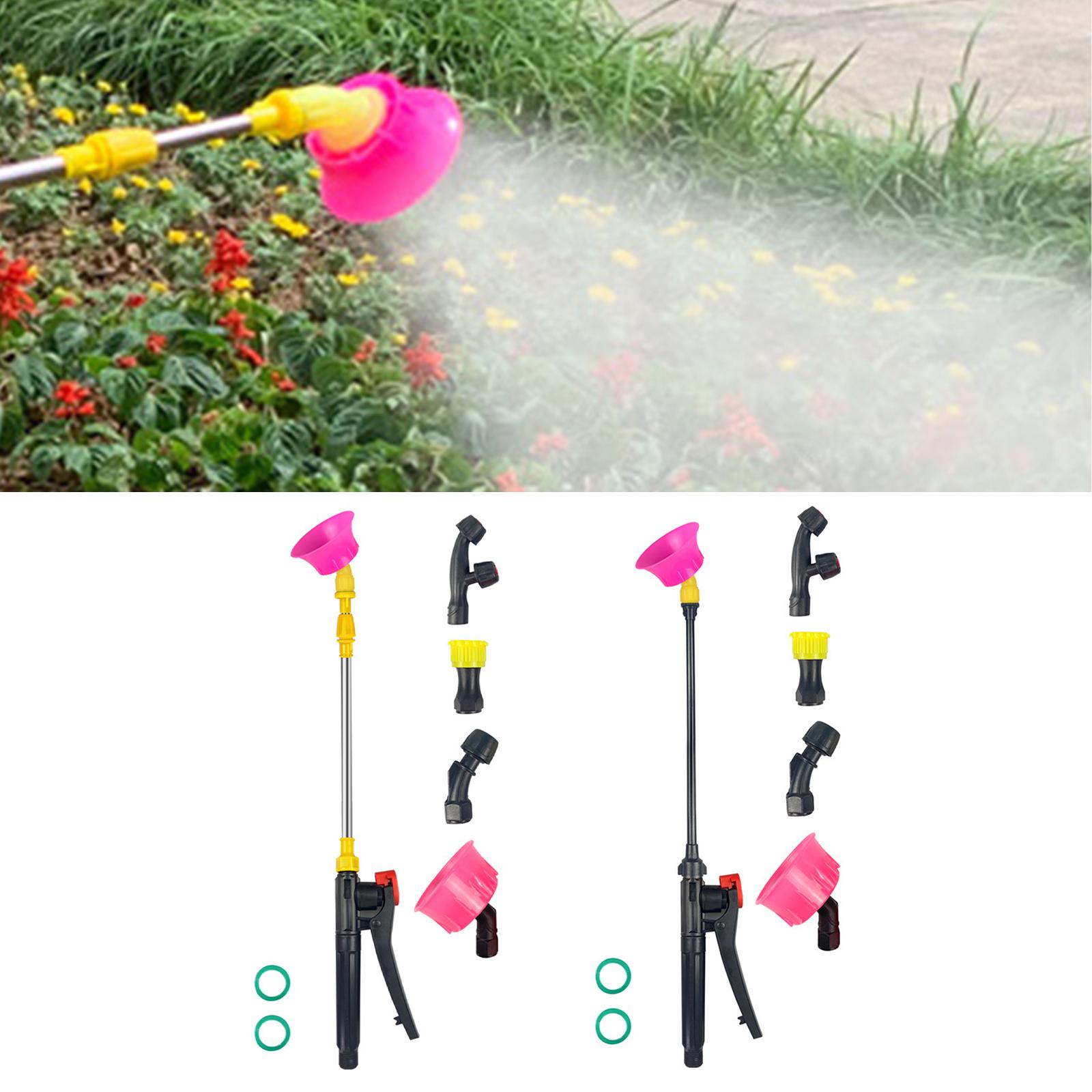 Sprayer Rod Adjustable Telescopic High Pressure Nozzle and Handle for Outdoor Tree Watering Hanging Plants Shrubs Plants