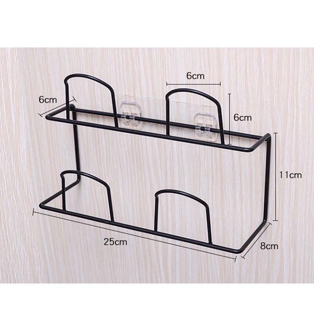 DEYILIAN Hanging Shoe Rack 2 Pack, Wall Mounted Shoe Rack with Sticky  Hanging Mounts, Wall Shoes Holder Storage Organizer Shelf, Shoe Rack for  Wall