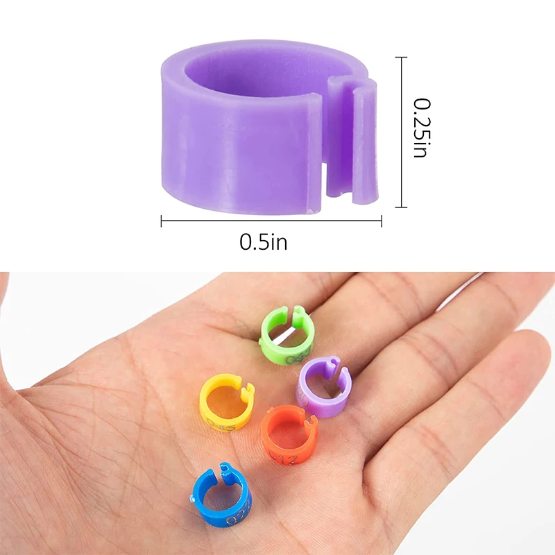 Una colección de anillos pequeños y coloridos. Estos anillos parecen estar hechos de un material flexible, posiblemente silicona o caucho, y están diseñados para caber alrededor de un dedo de la mano o del pie. Los anillos son de varios colores, incluidos morado, verde, amarillo, naranja y azul.