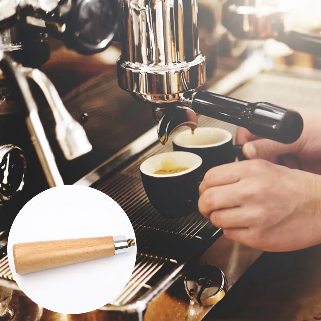 Portafilter Wooden Handle for Espresso Machine Cafe Tools Accessories for Barista